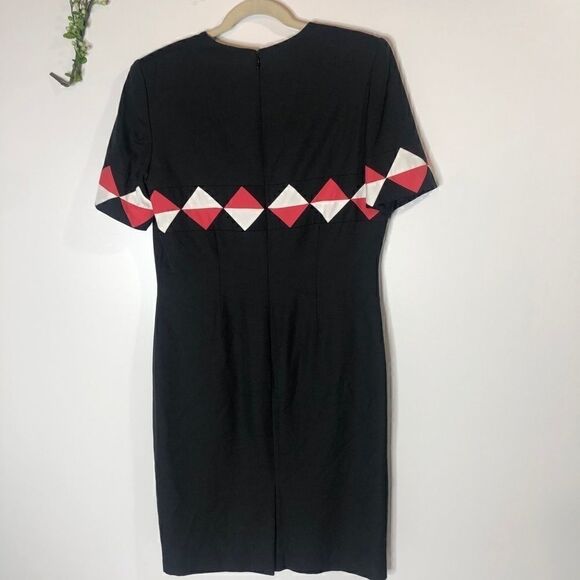 Carolina Herrera Vintage Black Sheath Dress - Picture 6 of 11